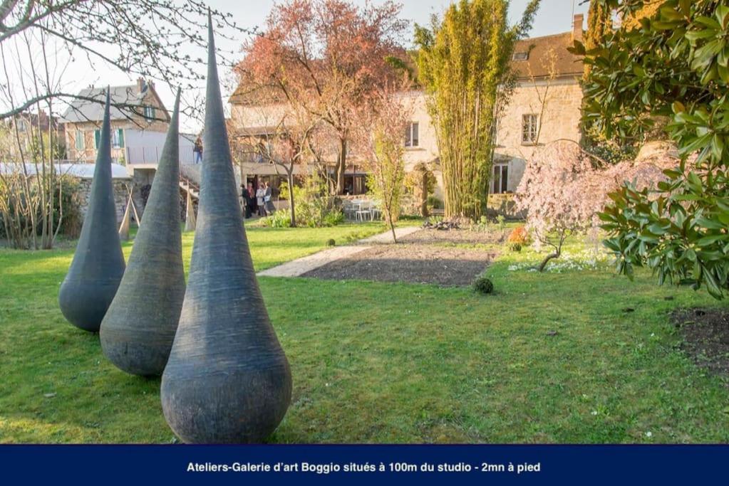 Amman Studio Avec Terrasse Au Coeur Du Village Impressionniste Auvers-sur-Oise Eksteriør bilde